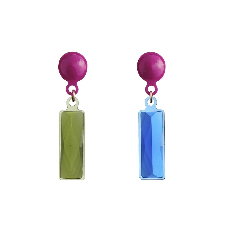 Corsari Jewels Oorbellen Hi Lands Doppio | Blauw & Groen