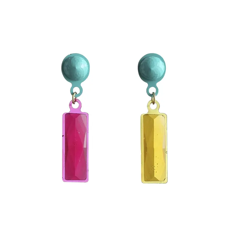 Corsari Jewels Oorbellen Hi Lands Doppio | Fuchsia & Amber