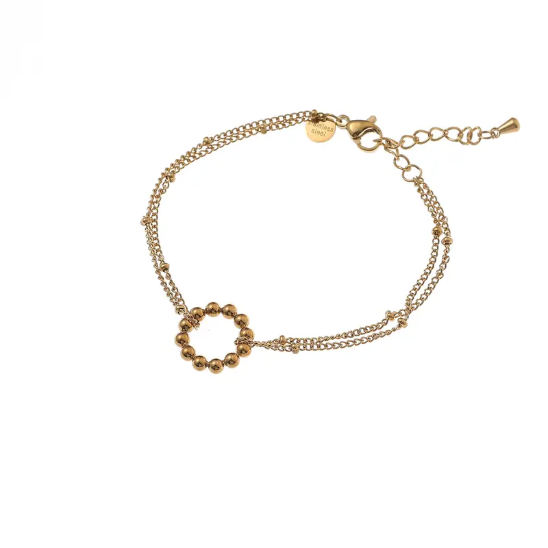Crown - Round - Bracelet - goudkleurig -  B61300-2