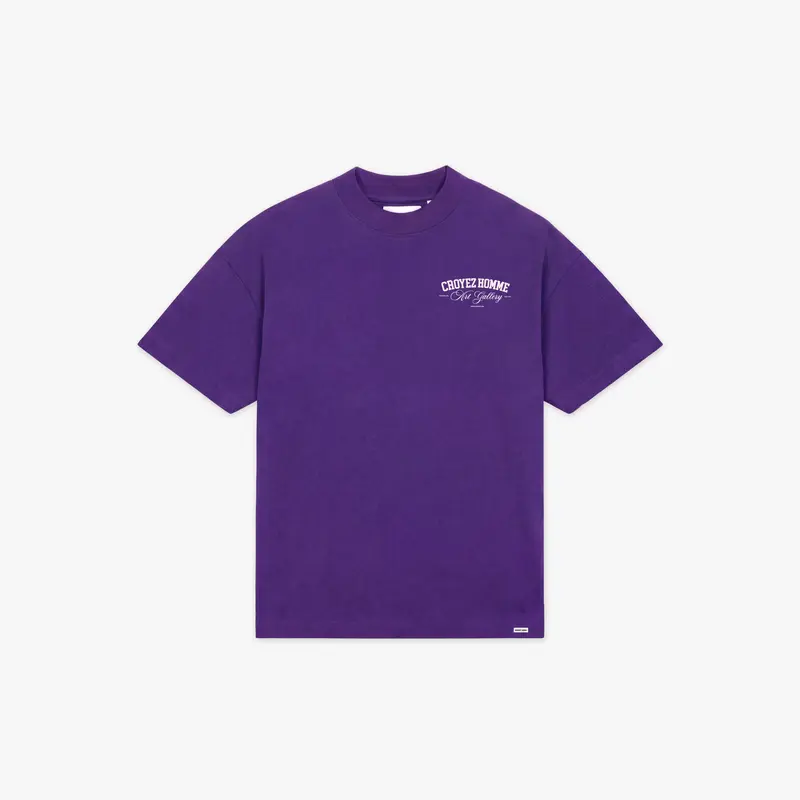 Croyez Art Gallery T-Shirt | Dark Purple