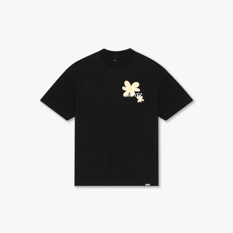 CROYEZ BOTANIQUE T-SHIRT | BLACK/LIME