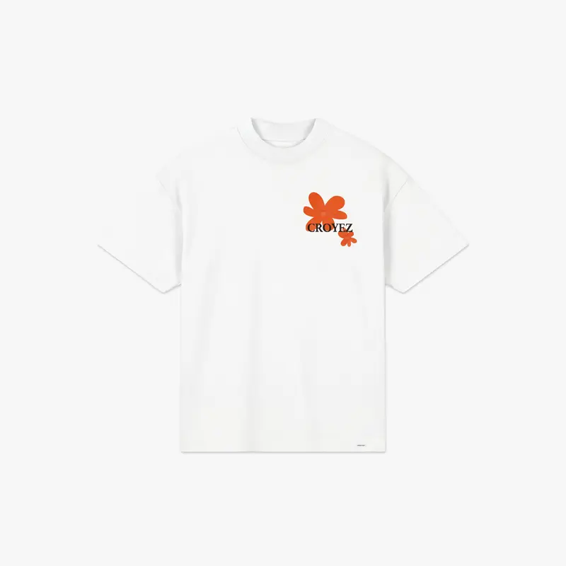 Croyez Botanique T-Shirt | White/Orange