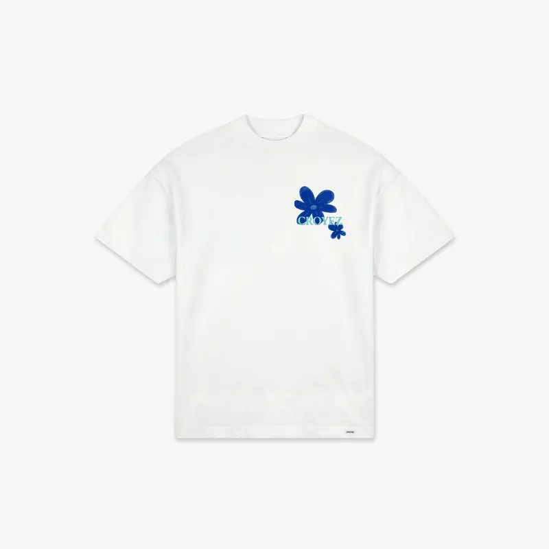 Croyez Botanique T-Shirt | White/Tiffany Blue