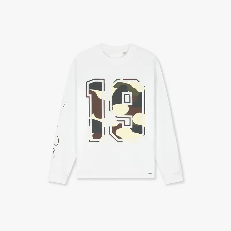Croyez Camo Longsleeve | White