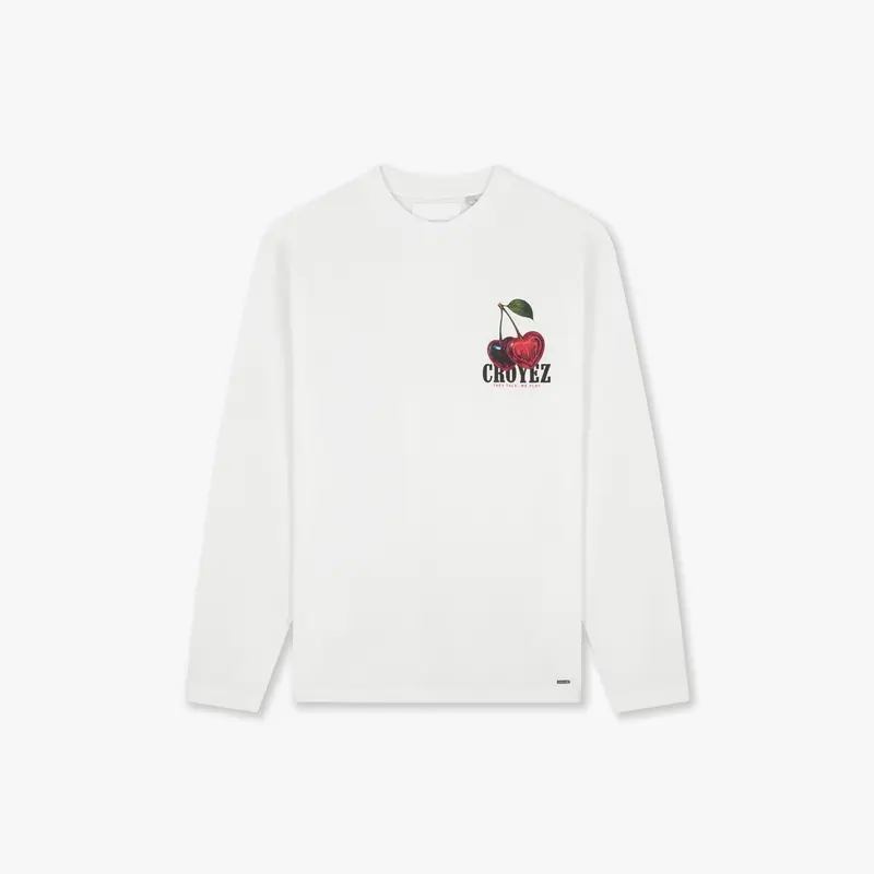 Croyez Cerise D'Amour Longsleeve | White