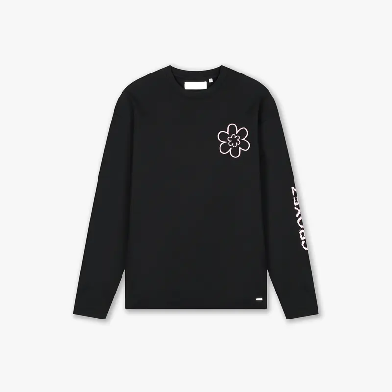 Croyez Contour De La Fleur Longsleeve | Black