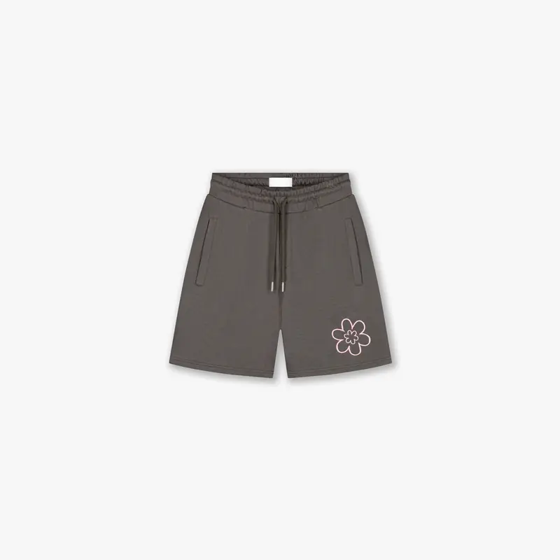 Croyez Contour De La Fleur Shorts | Washed Brown