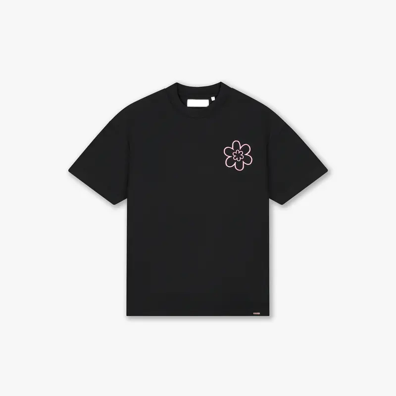 Croyez Contour De La Fleur T-Shirt | Black