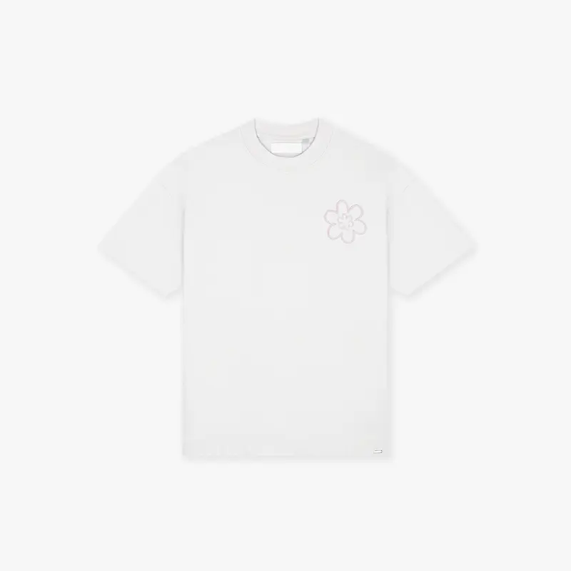 Croyez Contour De La Fleur T-Shirt | Light Grey
