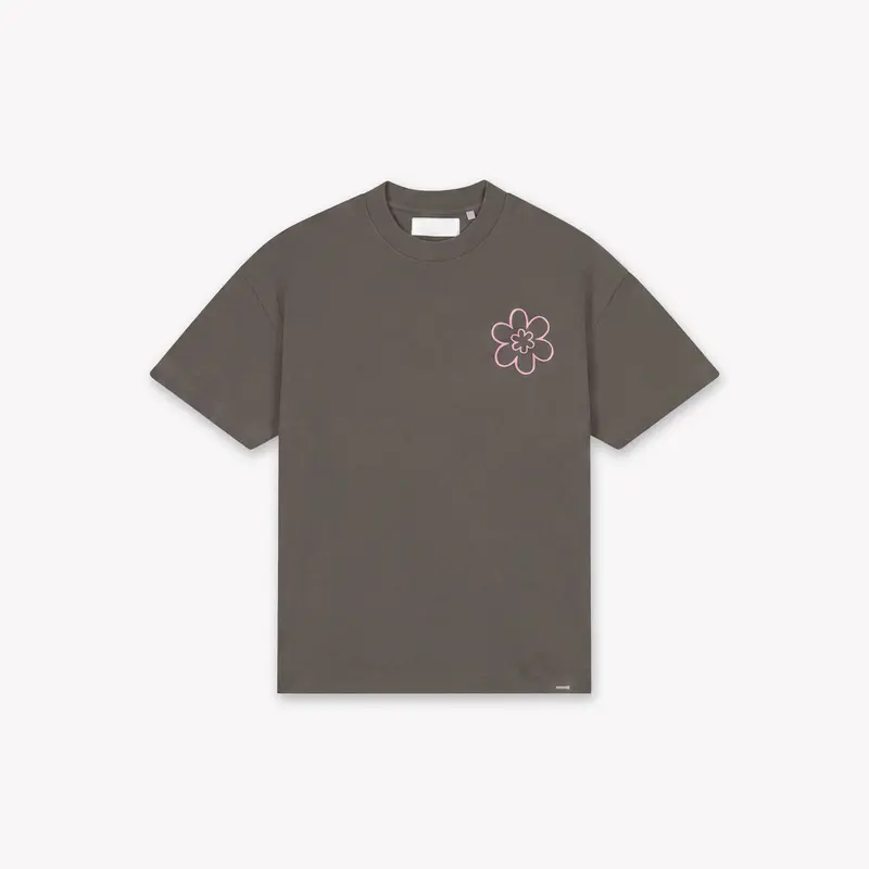 Croyez Contour De La Fleur T-Shirt | Washed Brown