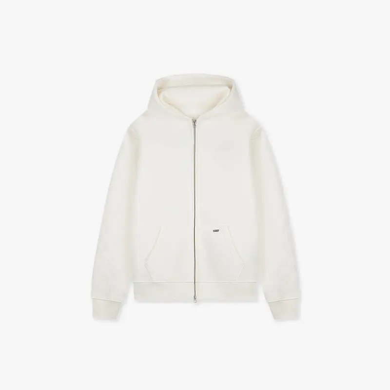 Croyez Cross Zip Hoodie | Off-White