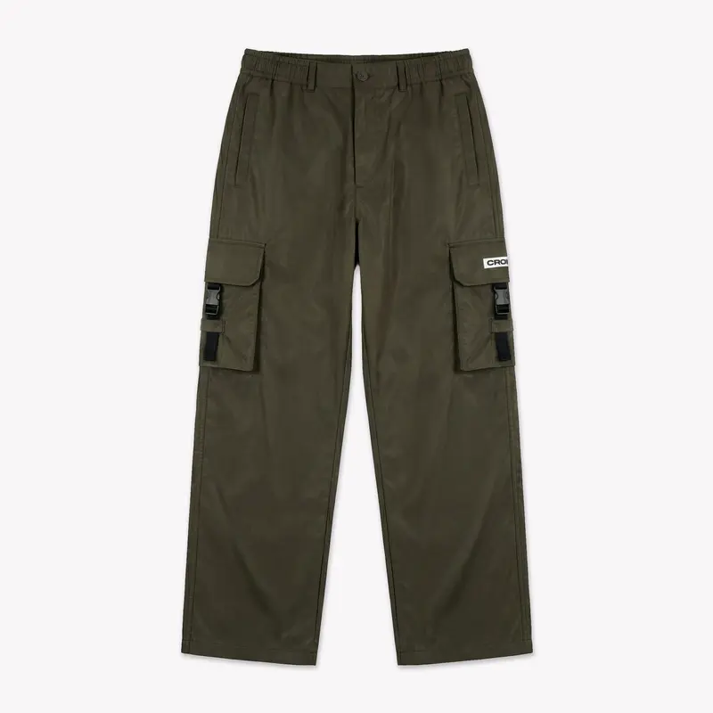 Croyez Etiquette Nylon Pants | Dusty Olive