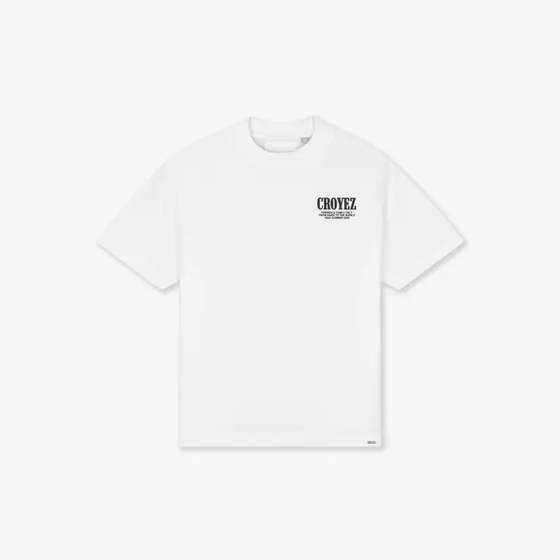 Croyez Flower And Heart T-Shirt | White