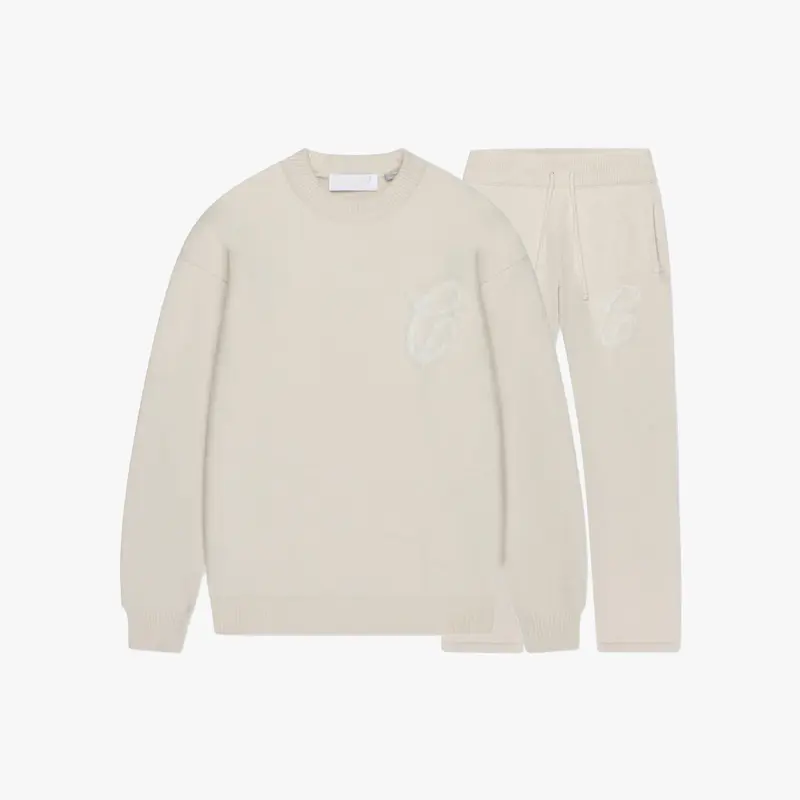 Croyez Fluffy Essence Knit Set | Cream