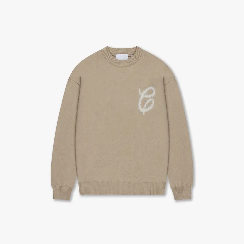 CROYEZ FLUFFY ESSENCE KNIT SWEATER | SAND