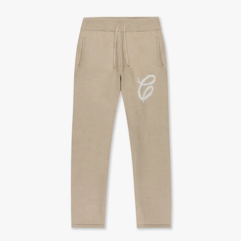 CROYEZ FLUFFY ESSENCE KNIT SWEATPANTS | SAND