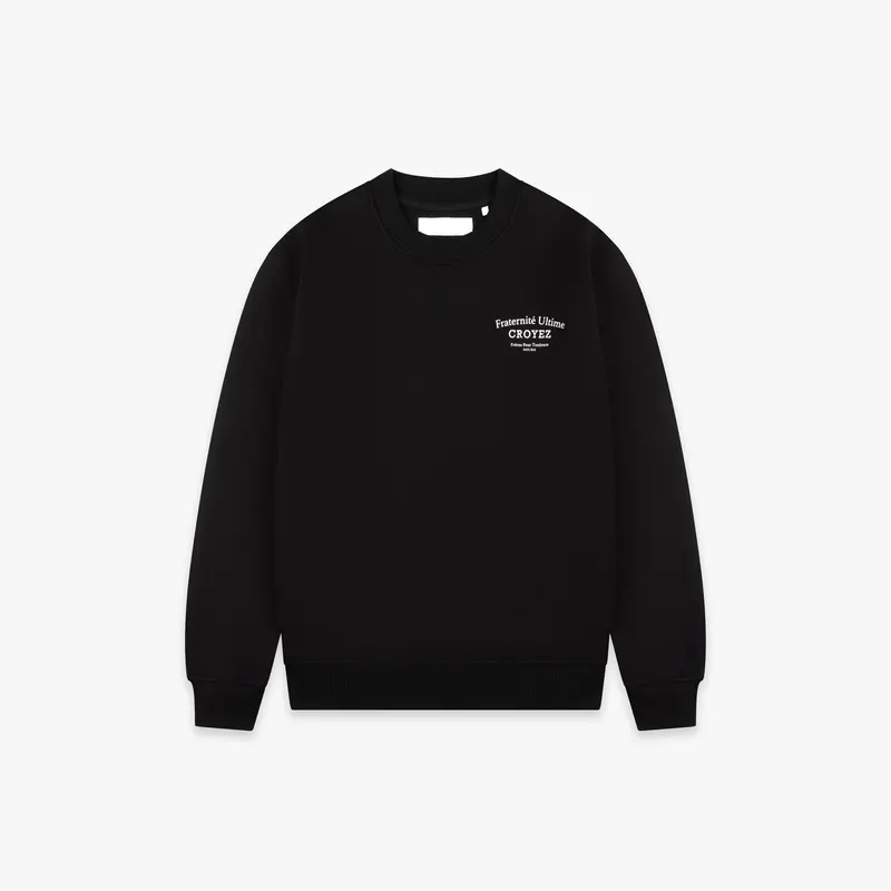 CROYEZ FRATERNITÉ SWEATER | BLACK