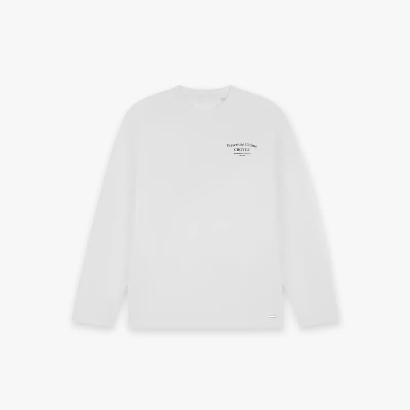 Croyez Fraternité Ultime Longsleeve T-Shirt | White