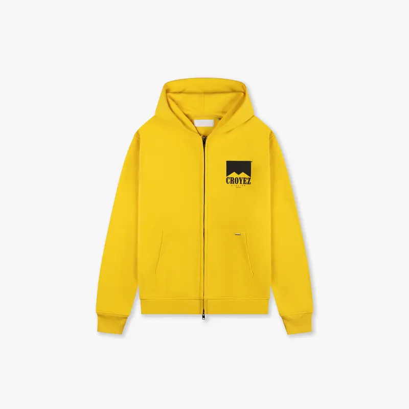 CROYEZ FUMES ZIP HOODIE | YELLOW