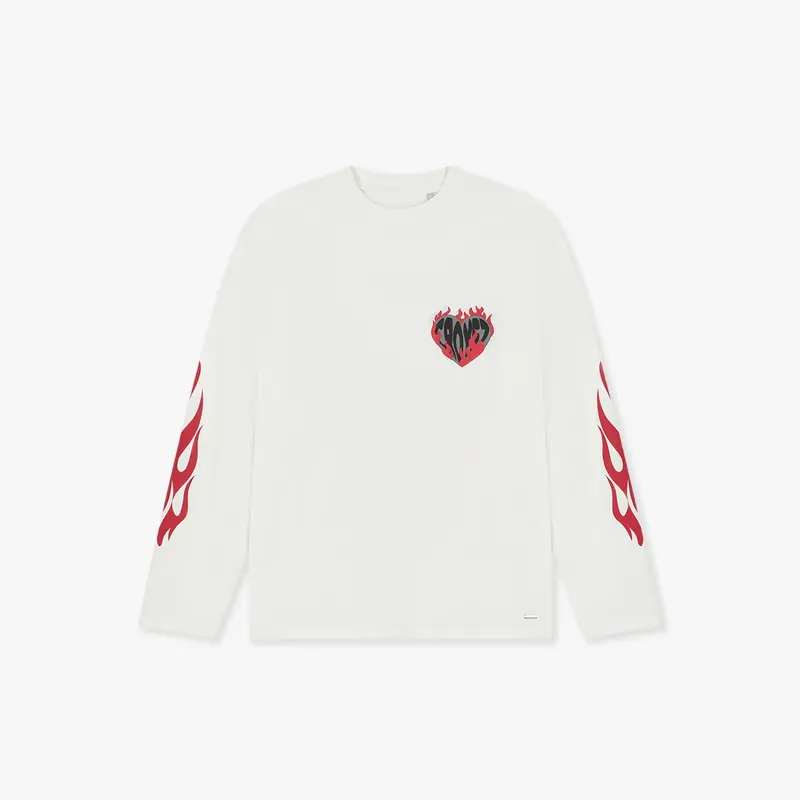 Croyez Heart On Fire Longsleeve | Off-White