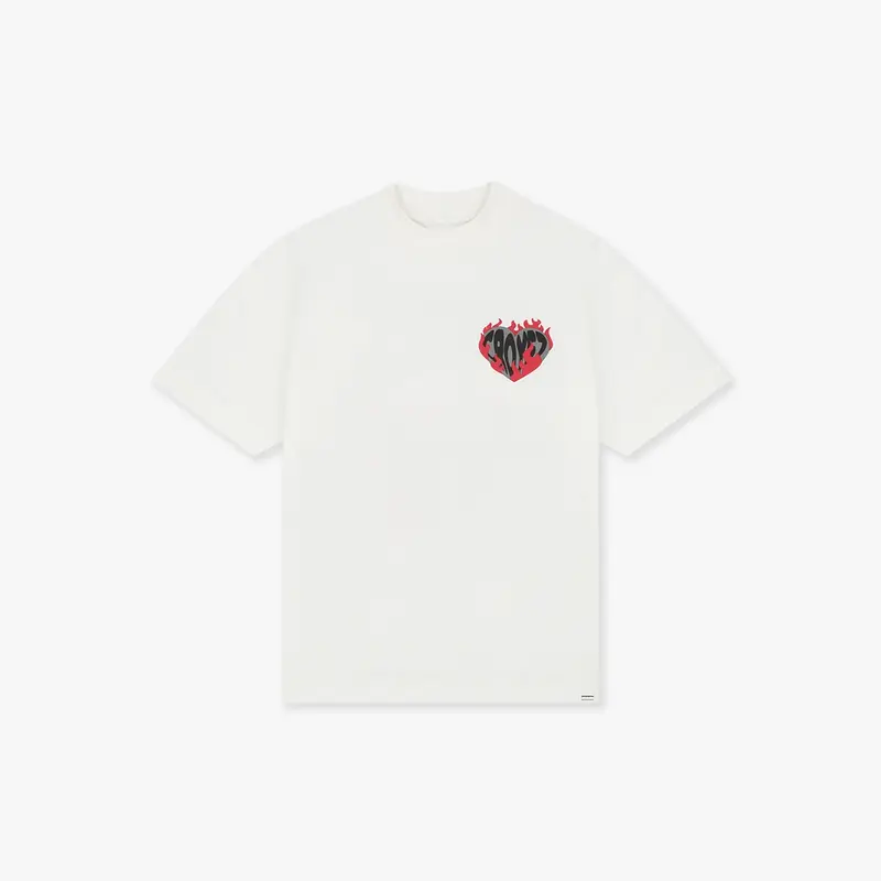 Croyez Heart On Fire T-Shirt | Off-White