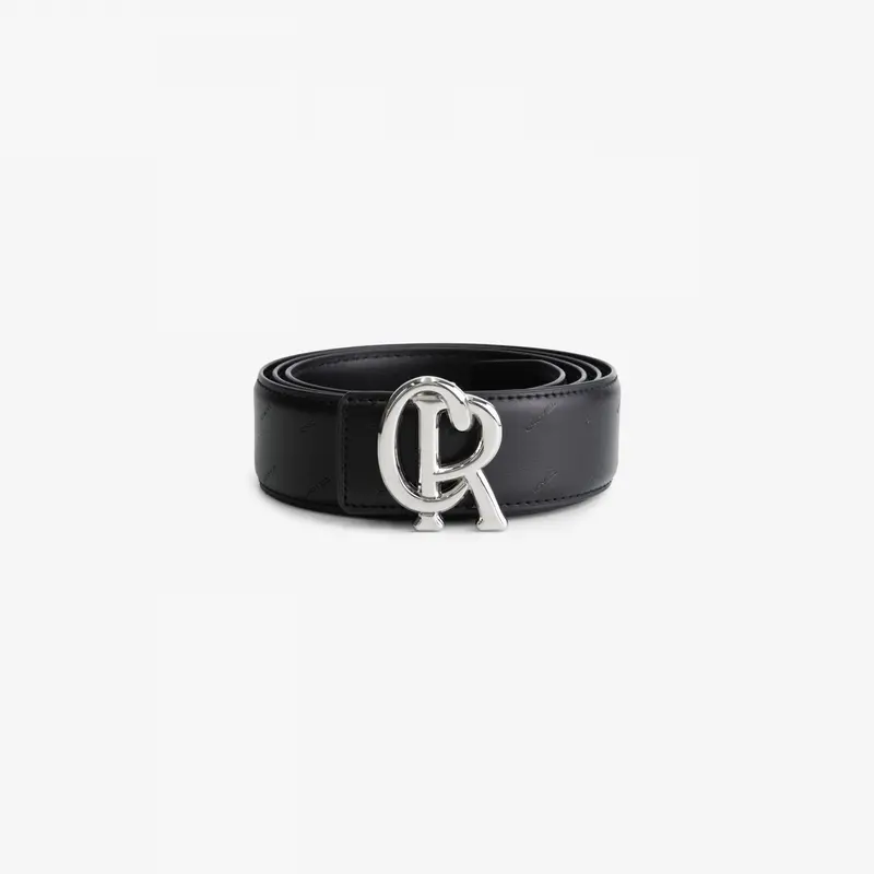 CROYEZ INITIAL BELT | BLACK