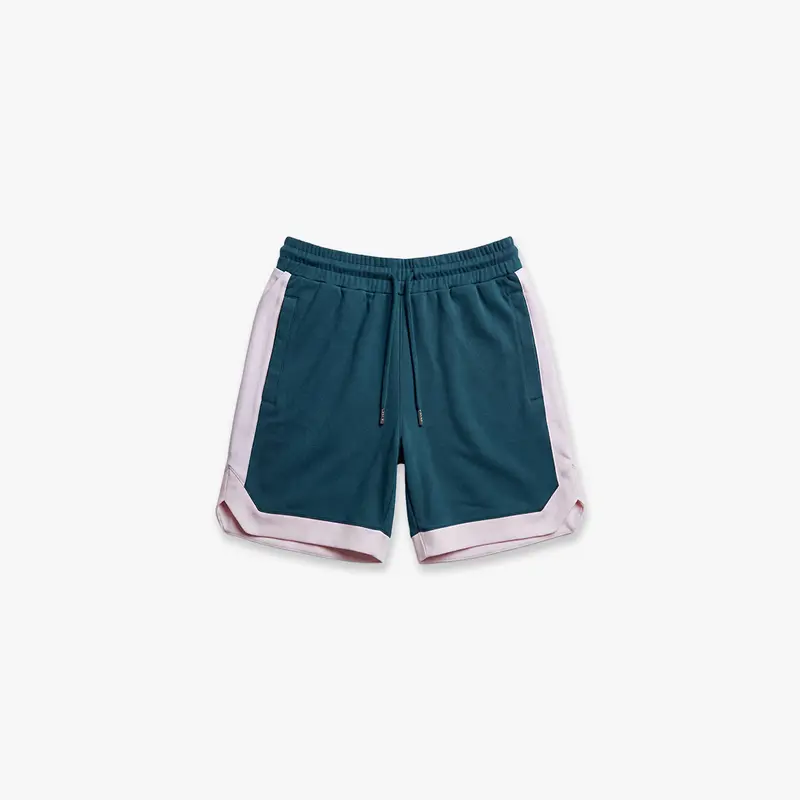 Croyez Jersey Sport Shorts | Dark Teal/Pink