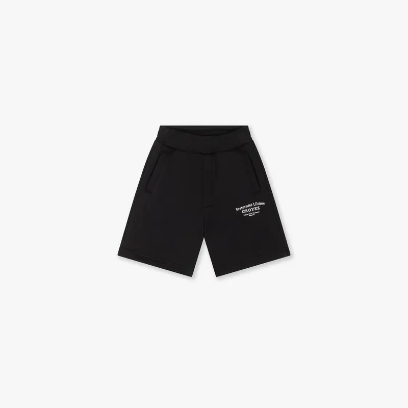 CROYEZ MINI FRATERNITÉ SHORTS | BLACK