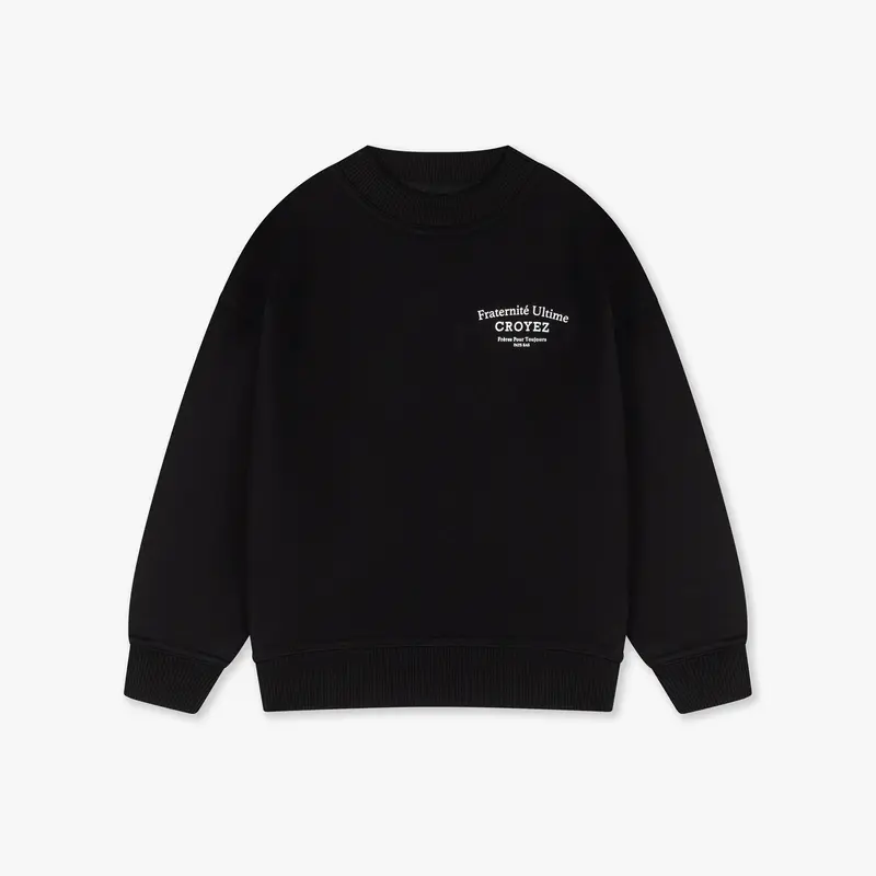 CROYEZ MINI FRATERNITÉ SWEATER | BLACK