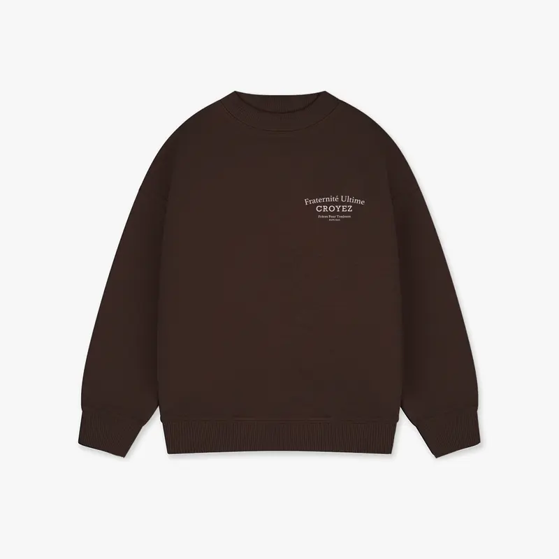 CROYEZ MINI FRATERNITÉ SWEATER | BROWN
