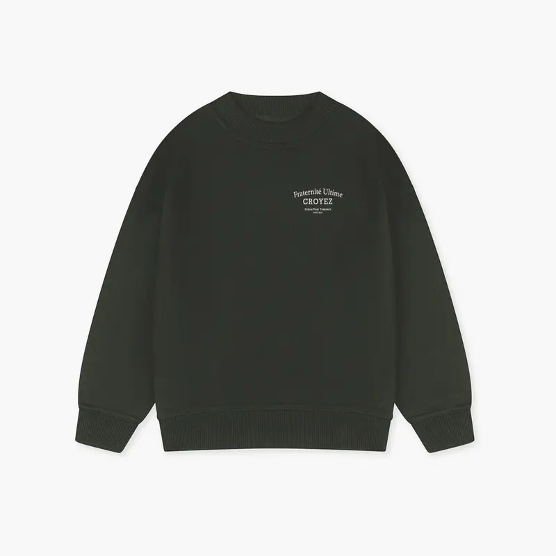 CROYEZ MINI FRATERNITÉ SWEATER | DARK GREEN