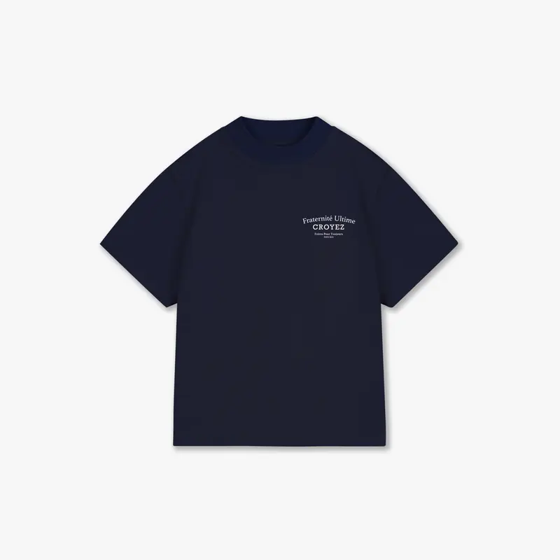 CROYEZ MINI FRATERNITÉ T-SHIRT | NAVY