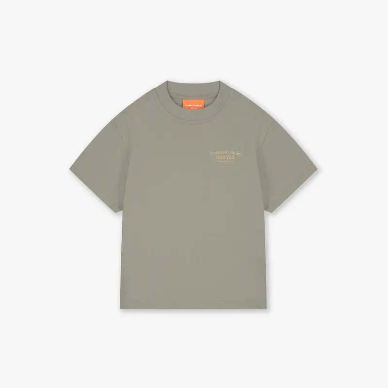 Croyez Mini Fraternité T-Shirt | Stone/Peach