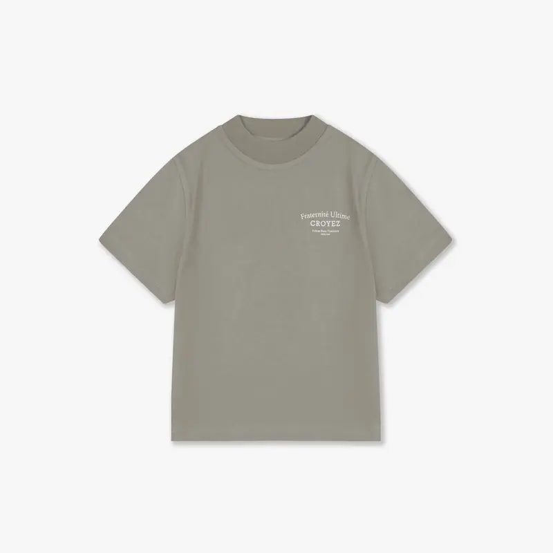 CROYEZ MINI FRATERNITÉ T-SHIRT | VINTAGE GREY