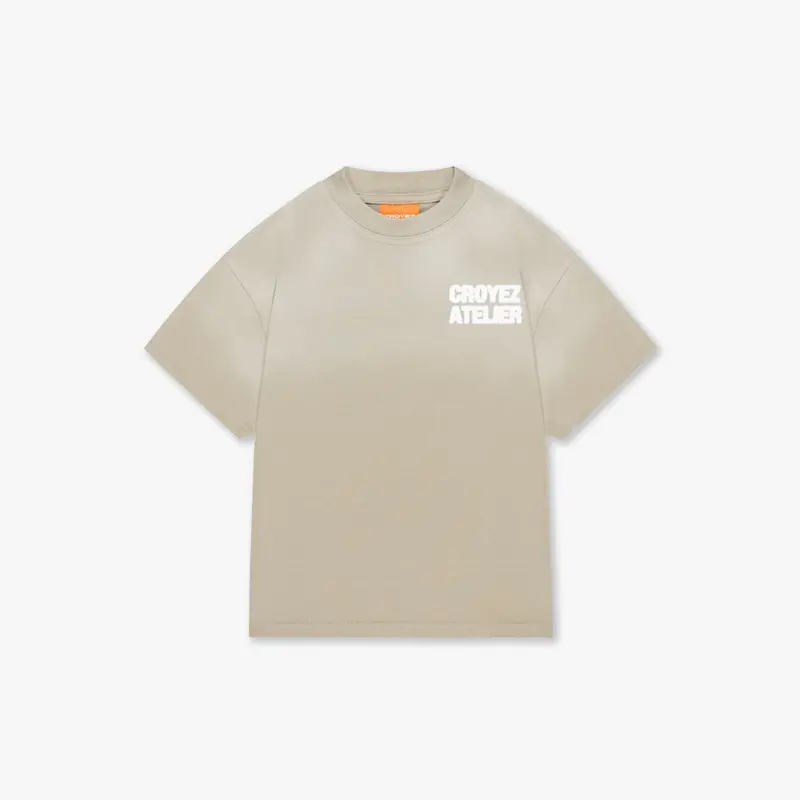 Croyez Mini Sprayed Atelier T-Shirt | Dusty Olive