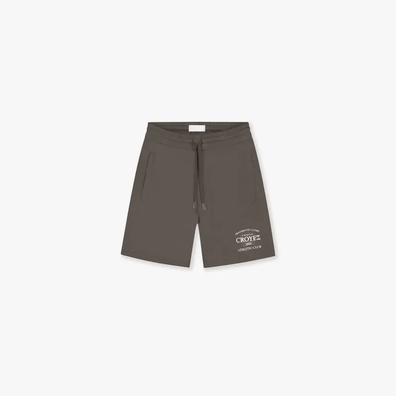 Croyez Overlay Fraternite Shorts | Washed Brown