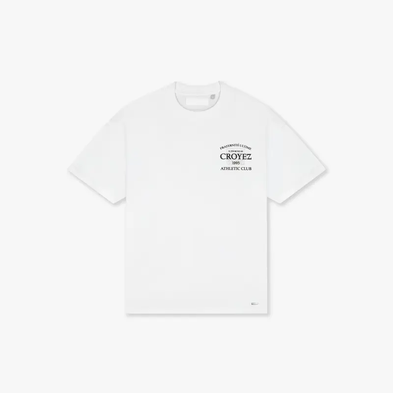 Croyez Overlay Fraternite T-Shirt | White