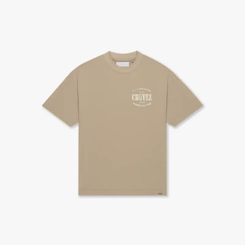 CROYEZ OVERSIZED STAMP T-SHIRT | GREY