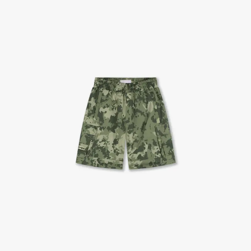 Croyez Parachute Ripstop Shorts | Black Camo