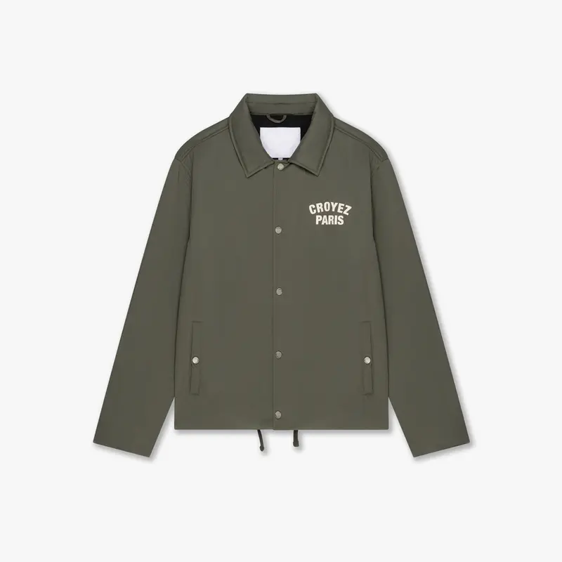 CROYEZ PARIS PADDED COACH JACKET | DUSTY OLIVE