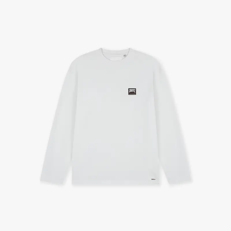 Croyez Patch Longsleeve T-Shirt | White