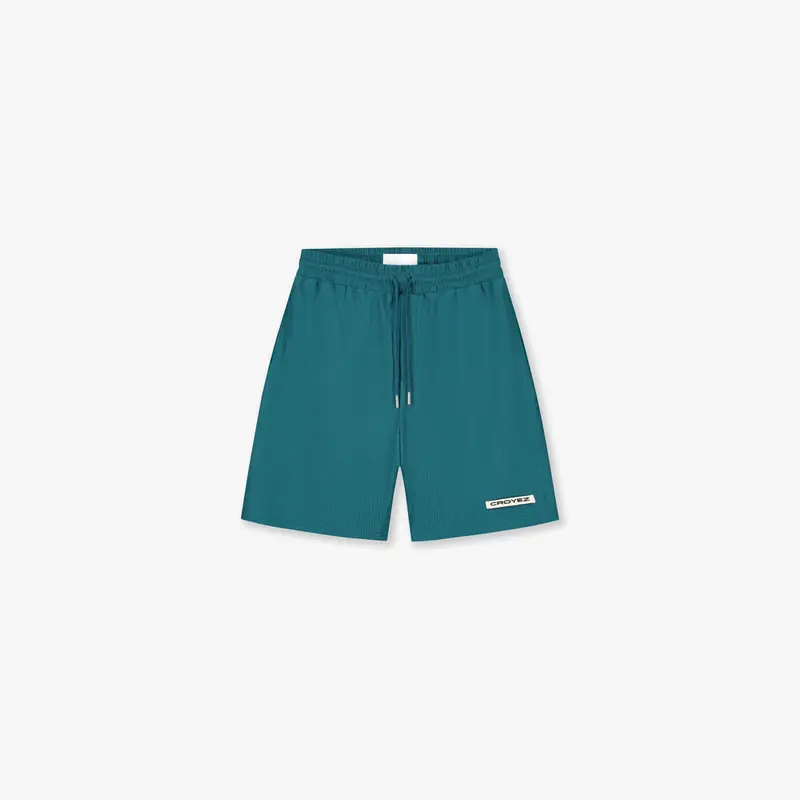Croyez Plisse Shorts | Dark Teal
