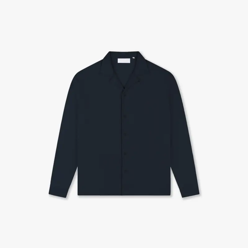 Croyez Ribbed Longsleeve Shirt | Navy
