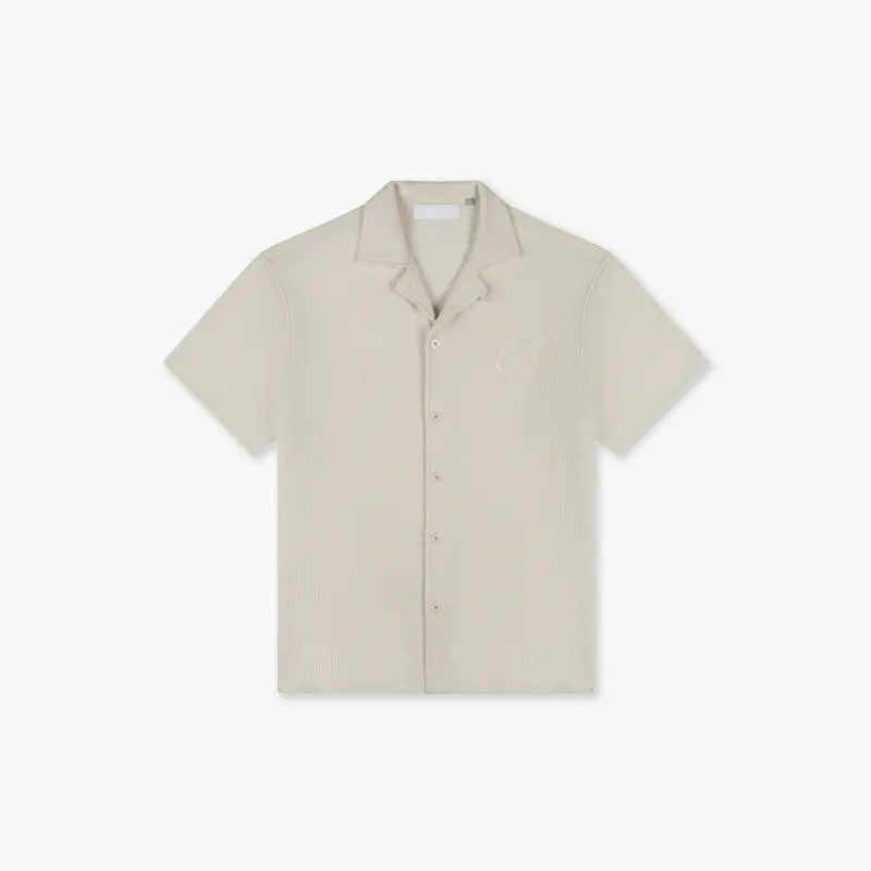CROYEZ RIBBED SHIRT | OFF-WHITE
