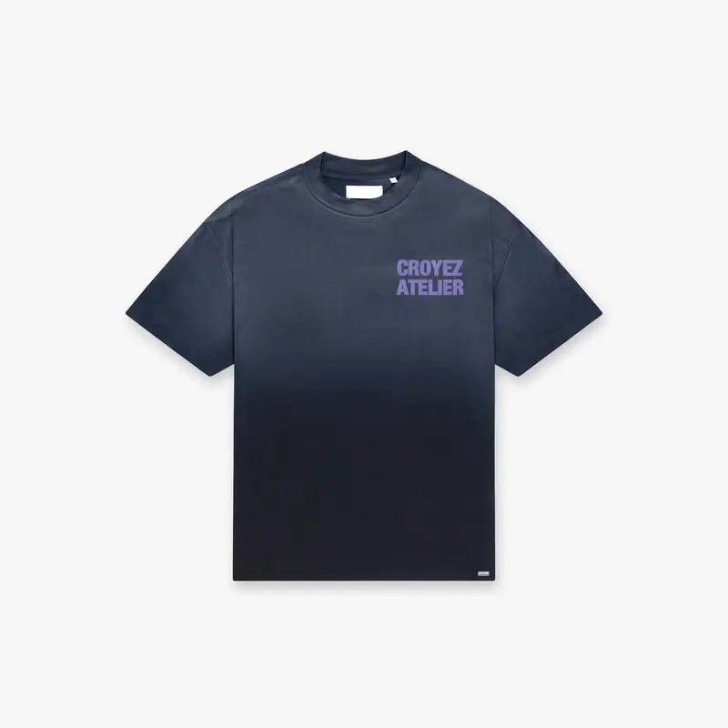 Croyez Sprayed Atelier T-Shirt | Black