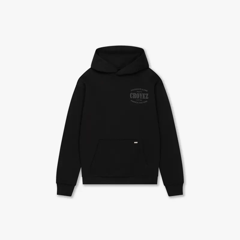 CROYEZ STAMP HOODIE | BLACK