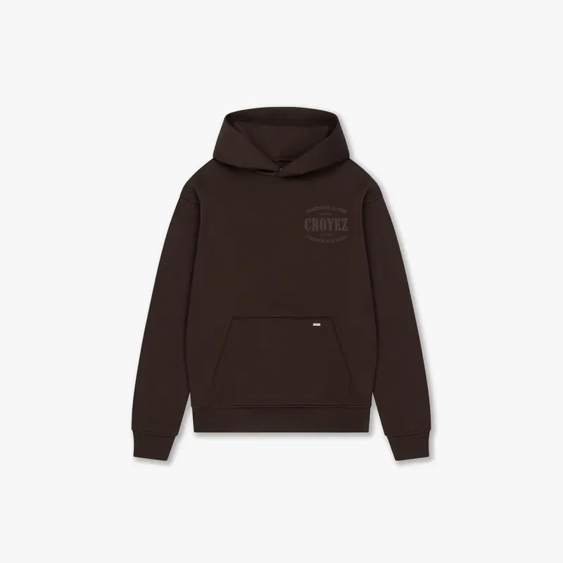 CROYEZ STAMP HOODIE | BROWN