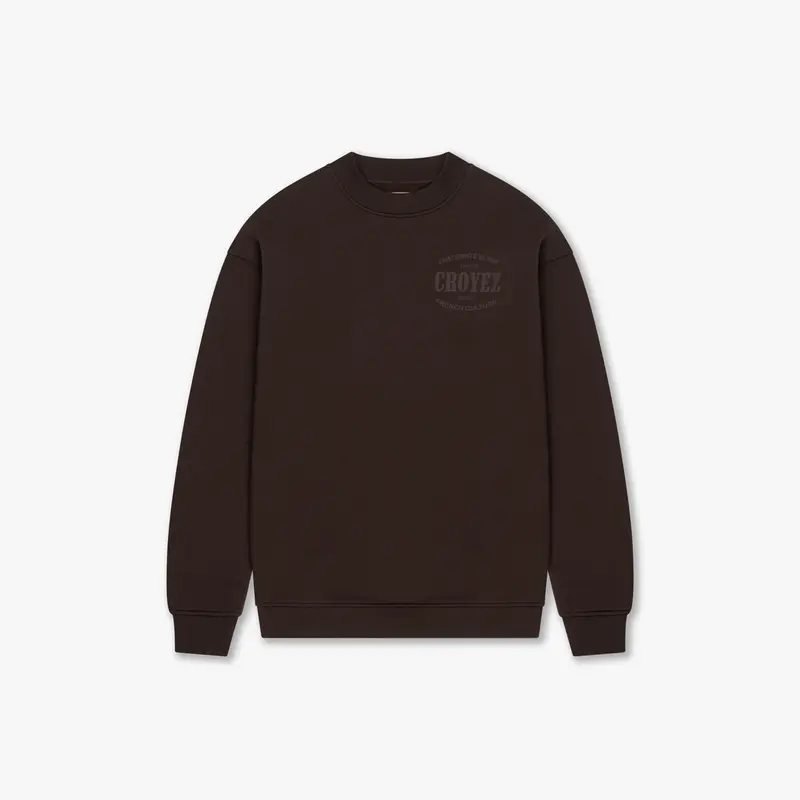 CROYEZ STAMP SWEATER | BROWN