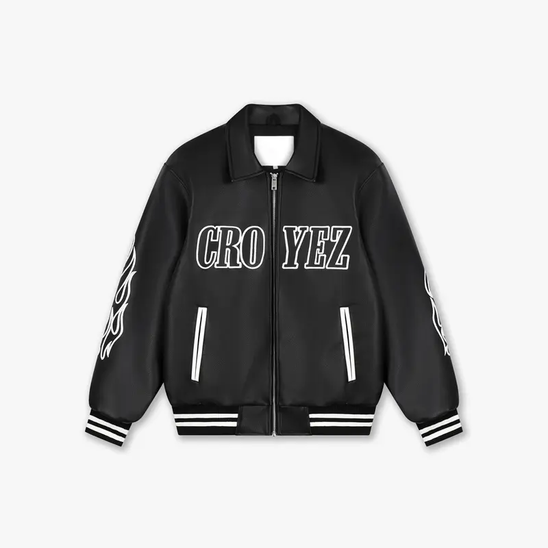 Croyez Studio Leather Jacket | Black
