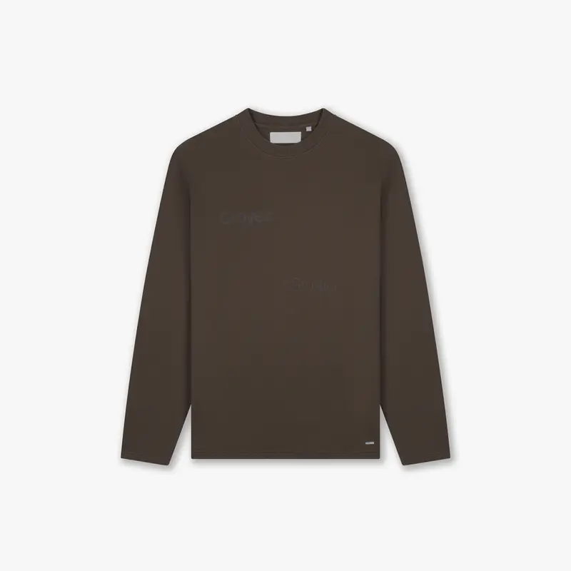 Croyez Studio Waffle Longsleeve T-Shirt | Brown